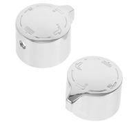 CHILDWEET Poignée de dérivation à quatre vitesses en métal - Lot de 2 pour contrôle du débit d'eau dans salle de bain - Accessoire de remplacement pour pommeau de