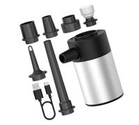 CHILDWEET Pompe Électrique sans Fil pour Paquet de Rangement sous Vide, Batterie 5200mah Intégrée, Fonction Gonflage et Dégonflage Rapide, Accessoires Buses Interchangeables, pour Activités