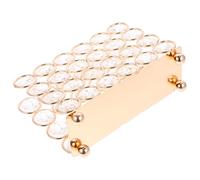 CHILDWEET Porte-serviettes en Métal Doré Design Nordique Élégant, Support Vertical Carré Facile D'accès pour Serviettes en Papier la Maison Bureau