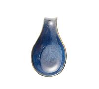 CHILDWEET Repose-cuillère Support de Cuillère Délicat et Fonctionnel en Céramique Bleu Cuisine Évite le Roulement, pour Hôtels et Présents