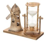 CHILDWEET Sablier Décoratif Phare Vintage en Plastique et Verre, Stable