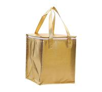 CHILDWEET Sac Isotherme Alimentaire avec Fermeture Zippée Sac De Transport Isolé Double Poche Pratique pour Plats à Emporter Pizza Gâteau Robuste pour Repas Chauds