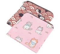 CHILDWEET Sac menstruel lavable 2pcs en polyester pour femmes, portable et pratique pour organisation hygiénique dans sac à main, design attrayant et fonction imperméable