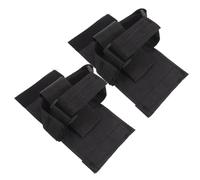 CHILDWEET Sangles de Pédale Réglables Fixation Facile en Nylon et Polyester Noir pour Vélo D'appartement pour Entraînement des Jambes et Rééducation des Seniors et Patients Post-Accident