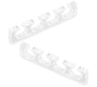 CHILDWEET Séparateurs d'Orteils en Gel Souple 2 Pièces Réutilisables pour Pédicure et Nail Art Confortables pour Femmes Accessoire Manucure Pied