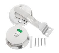 CHILDWEET Serrure Indicatrice de Confidentialité Loquet Polyvalent en Acier Inoxydable Argenté pour Portes de Toilettes pour Salle de Bain et Bureau