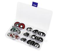 CHILDWEET Set de Joints et Anneaux de Compresseur de Climatisation pour Voiture en Alliage de Zinc et Nbr, Laveuse de Compresseur Garantissant une Étanchéité, Vacances