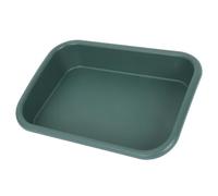 CHILDWEET Soucoupe pour Pot de Plante en Plastique Rectangulaire 43x30,7 Cm Bords Anti-débordement et Surface Facile à Nettoyer, pour Appui de Fenêtre