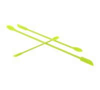 CHILDWEET Spatules Silicone Mini 3 Pièces Vertes Long Manche, Grattoir à Fond de Bouteille Polyvalent pour Confiture, Cosmétiques et Pâtisserie, Outil Pratique Cuisine et Beauté