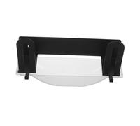 CHILDWEET Support Acier Mural Noir Électronique Pèse-Personne pour Carbone et Plastique, Installation sans Perçage, Gain Place pour Petites de Salles de Bain Cuisine