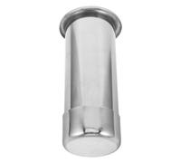 CHILDWEET Support de Rangement avec Couvercle pour Sèche-cheveux en Acier Inoxydable Argenté Protection la Poussière et Rangement Vertical, pour Salle de Bain ou Espace de Travail