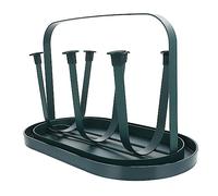 CHILDWEET Support Égouttoir Créatif pour Tasses Forgé avec Plateau Porte Gobelets Inversé Ventilé Organiseur de Séchage pour Bouteilles et Mugs pour Cuisine Ordonnée