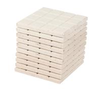 CHILDWEET Support pour Coraux en Céramique Blanche 10pcs, Socles Robustes et Faciles à Stocker pour Décoration Aquarium et Culture Corail