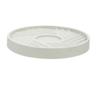 CHILDWEET Support Rond pour Pot de Fleurs avec Roulettes, Design Antidérapant en Pp et Acier Titane, Élégant et Simple, pour Patios et Balcons