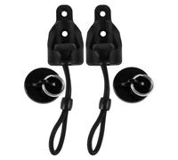 CHILDWEET Supports de Tringle à Rideaux Embout de Cordon élastique pour Roller Shades et Roller Blind Cord Noir ABS 1 Set avec Base Coupe-Vent et Bouchon pour Remplacement de Cordon