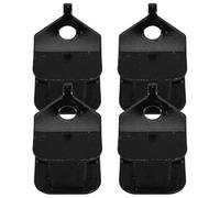 CHILDWEET Supports Moteur Anti-vibrations Diesel 4 Pièces, Socles Caoutchouc Isolateurs Compacts pour Générateurs Refroidis par Air 178f/186f, Bases Amortisseurs Silencieux pour Équipement