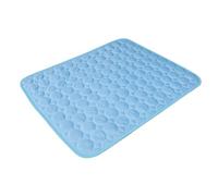 CHILDWEET Tapis Rafraîchissant pour Animaux, Coussin D'été Mesh Bleu | Chiots et Furets, Surface Douce en Tissu, Pose Facile Partout, Usage, Format 62x50cm