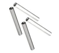 CHILDWEET Tiges de Remplacement pour Électrolyseur D'eau Kit 4 Pièces 2 Tiges de Fer pour Tests Précis de Pureté Analyse Laboratoire Usage Portable et Industriel