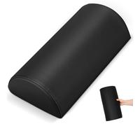 CHILDWEET Traversin Demi-rond en Mousse à Mémoire avec Housse PU, Coussin pour Table de Massage en Salon, Maintien de Forme et Soutien Complet des Pieds pour Professionnels