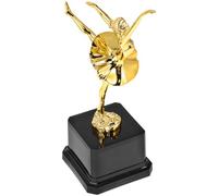 CHILDWEET Trophée de Ballet Doré pour Garçon et Filles en Plastique Léger Finition Brillante Élégante, Statuette Danseuse Délicate, pour Récompenses de Danse et Fêtes