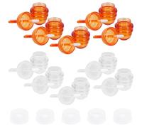 CHILDWEET Tube de Gloss à Lèvres Vide en Nid d'abeille 5ml, 10 Pièces, Matériau Abs, Étanche et Pratique pour DIY Maquillage des Lèvres