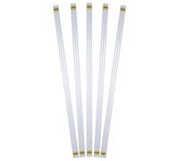 CHILDWEET Tube de Pêche Transparent 5pcs en Plastique Léger Éponge, Diamètre 19mm, Accessoire de Rangement Étanche pour Flotteurs de Pêche en Extérieur