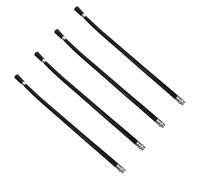 CHILDWEET Tuyau de Refoulement D'extincteur Poudre 4 Pièces, Tube Flexible en Caoutchouc, Embouts Métalliques 4 Kg, Accessoire de Remplacement pour Extincteur Industriel et Domestique