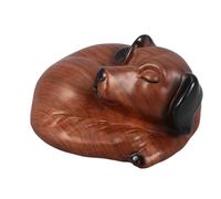 CHILDWEET Urne Funéraire Boîte Commémorative pour Chien de Chien Endormi en Facile à Entretenir, Accessoire de Souvenir pour Cendres D’Animaux en Deuil