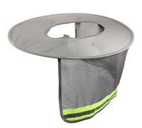 CHILDWEET Visière de Casque munie d’Une Bande réfléchissante et protège-Nuque en Polyester pour Chantier extérieur destinée aux ouvriers du bâtiment