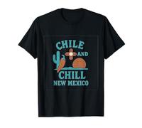 Chile and Chill Zia Sun Cactus Design Nouveau-Mexique T-Shirt