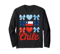 Chile Girl Coquette Bow Hispanic Heritage Manche Longue