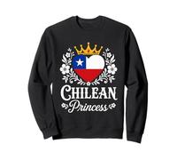 Chilean Princess Chile Flag Proud Chilean Girl Sweatshirt