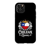 Chilean Queen Chile Flag Proud Chilean Woman Coque pour iPhone 11 Pro