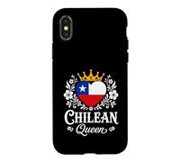 Chilean Queen Chile Flag Proud Chilean Woman Coque pour iPhone X/XS