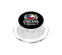 Chilean Queen Chile Flag Proud Chilean Woman PopSockets PopGrip pour MagSafe