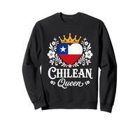 Chilean Queen Chile Flag Proud Chilean Woman Sweatshirt