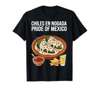 Chiles en Nogada, fierté du Design culinaire Mexicain T-Shirt
