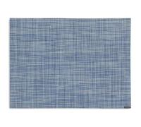 Chilewich Mini Set de Table tressé 0025-mnbk-turq, 48,3 x 35,6 cm, Chambray