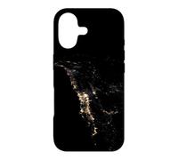Chili Amérique du Sud - Vue Satellite de Nuit de la Terre Depuis l'espace Coque pour iPhone 17
