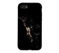Chili Amérique du Sud - Vue Satellite de Nuit de la Terre Depuis l'espace Coque pour iPhone SE (2020) / 7/8