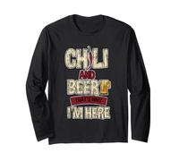 Chili And Beer That's Why I'm Here Spicy Food Drink -- Manche Longue