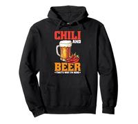 Chili And Beer That's Why I'm Here Spicy Food Drink - Sweat à Capuche