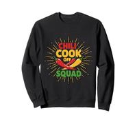 Chili Cook Off Squad Motif Amusant de Cuisine épicée Sweatshirt