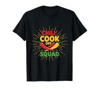Chili Cook Off Squad Motif Amusant de Cuisine épicée T-Shirt
