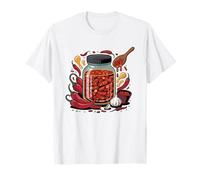 Chili Crisp Gourmet Huile Pimentee Condiment Epice Verser T-Shirt
