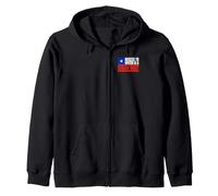 Chili, l'accès à l'eau est Un Droit Humain, Drapeau du Chili Sweat à Capuche