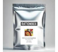 Chili sin carne lyophilisé - Durée de conservation : 25 ans - Ration d'urgence