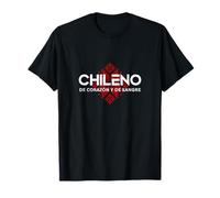 Chilien de cœur et de Sang | Santiago Chili Valparaiso T-Shirt