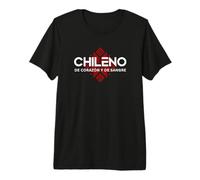 Chilien de cœur et de Sang | Santiago Chili Valparaiso T-Shirt Haut de Gamme