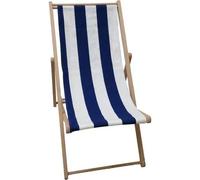 Chilienne Agrafée - Jardin Prive - Rayures - Bleu / Blanc Bleu
